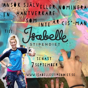 Nu är det dags att söka till 'Isabellestipendiet 2014 - klicka på titeln för mer info!